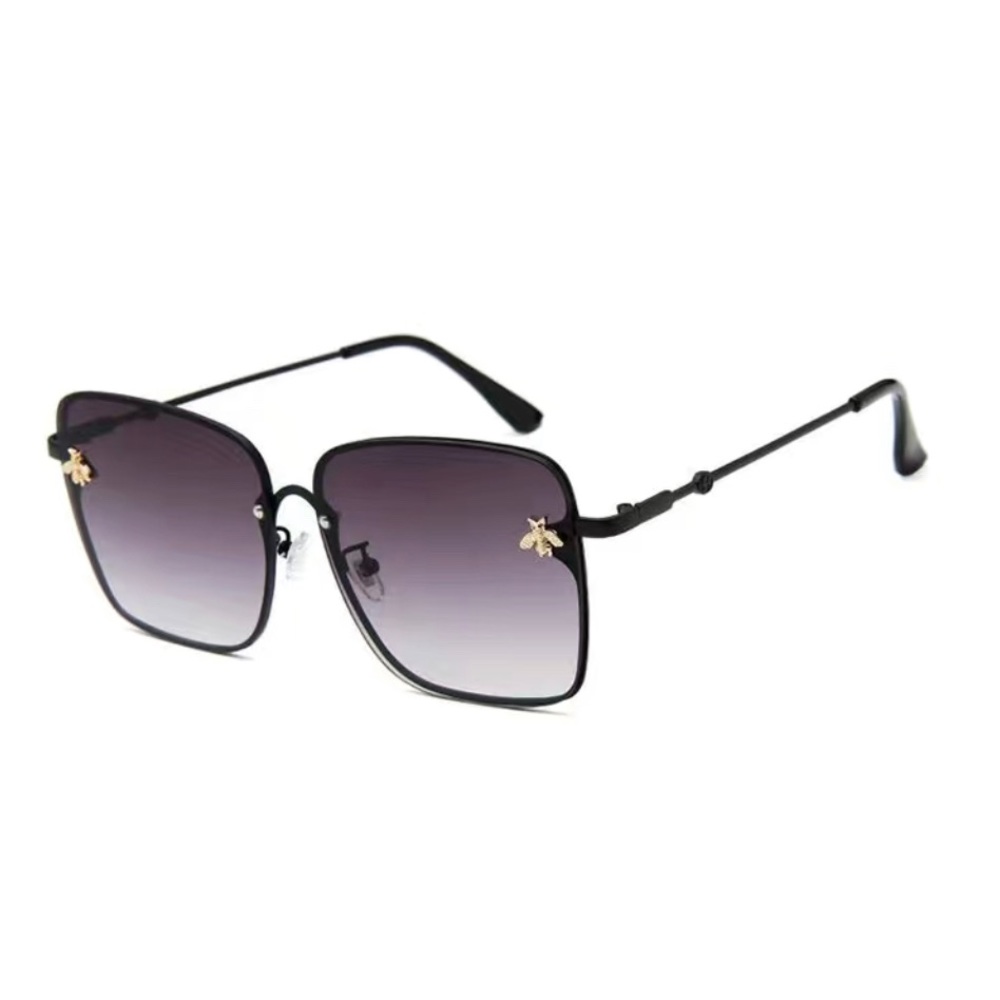 NWT-BEE SUNGLASSES IN BROWN AND BLACK - Picture 5 of 6